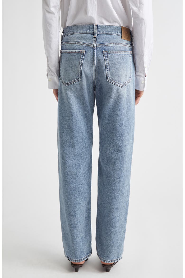 Low Rise Organic Cotton Straight Leg Jeans, Alternate, color, TRUE VINTAGE