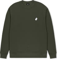 Dalix Ghost Relaxed Midweight Fleece Crewneck Sweatshirt