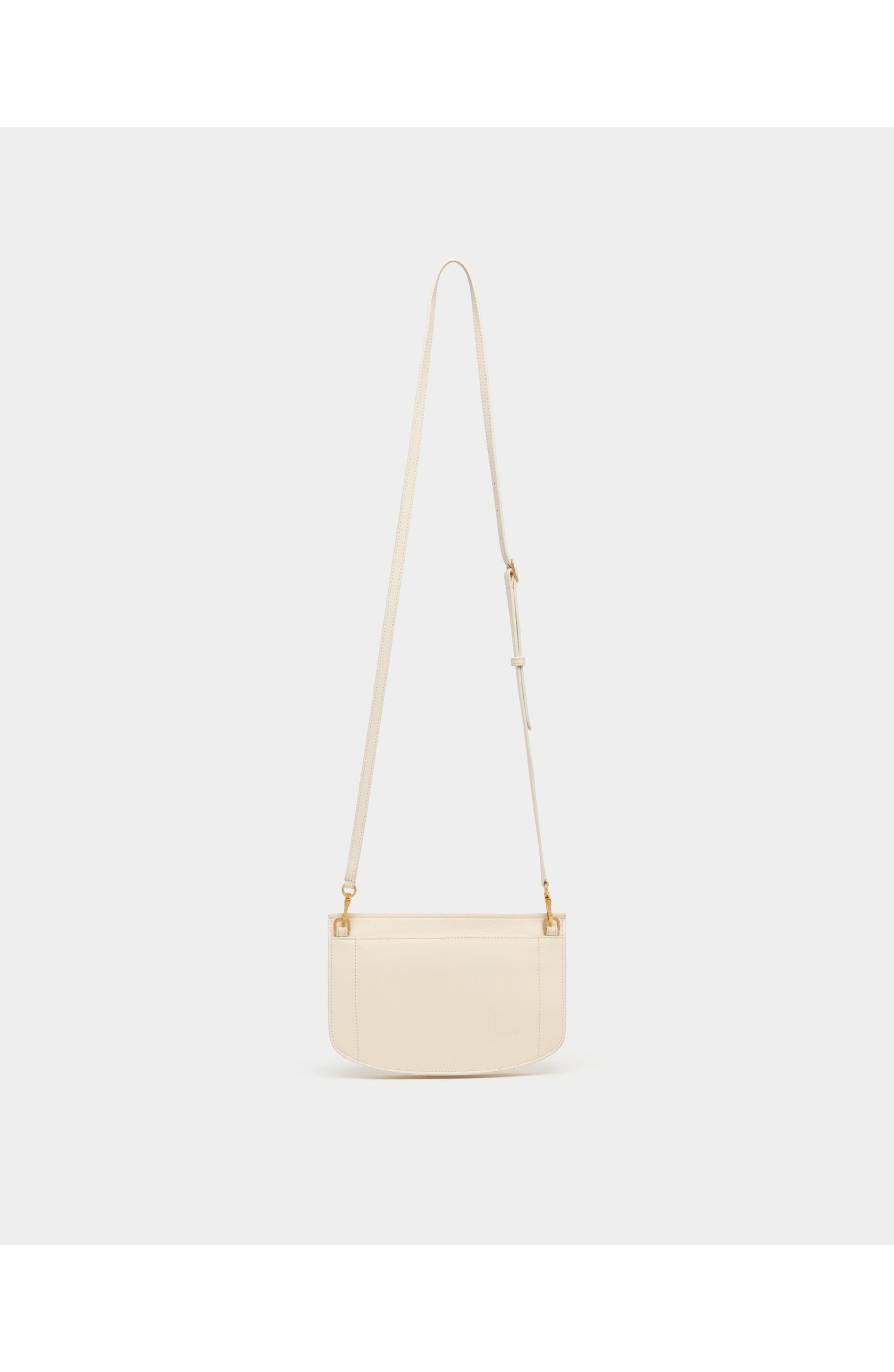 Bally Beckett Minibag in Leather, Alternate, color, White