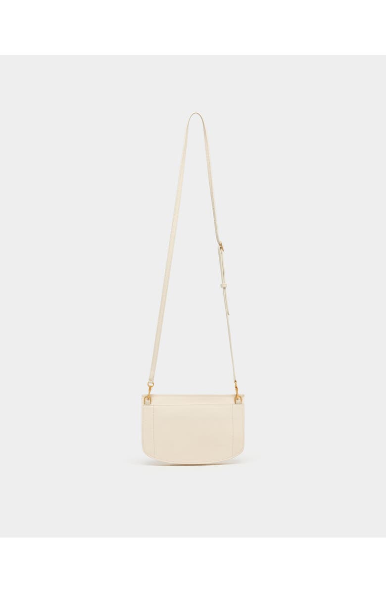 Bally Beckett Minibag in Leather, Alternate, color, White