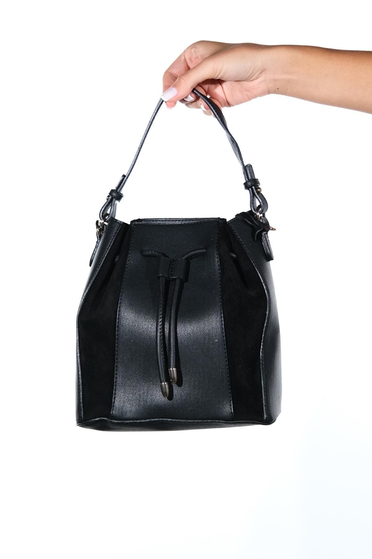 Forever & Always Shoes Maralis Leather Shoulder Bag, Main, color, Black