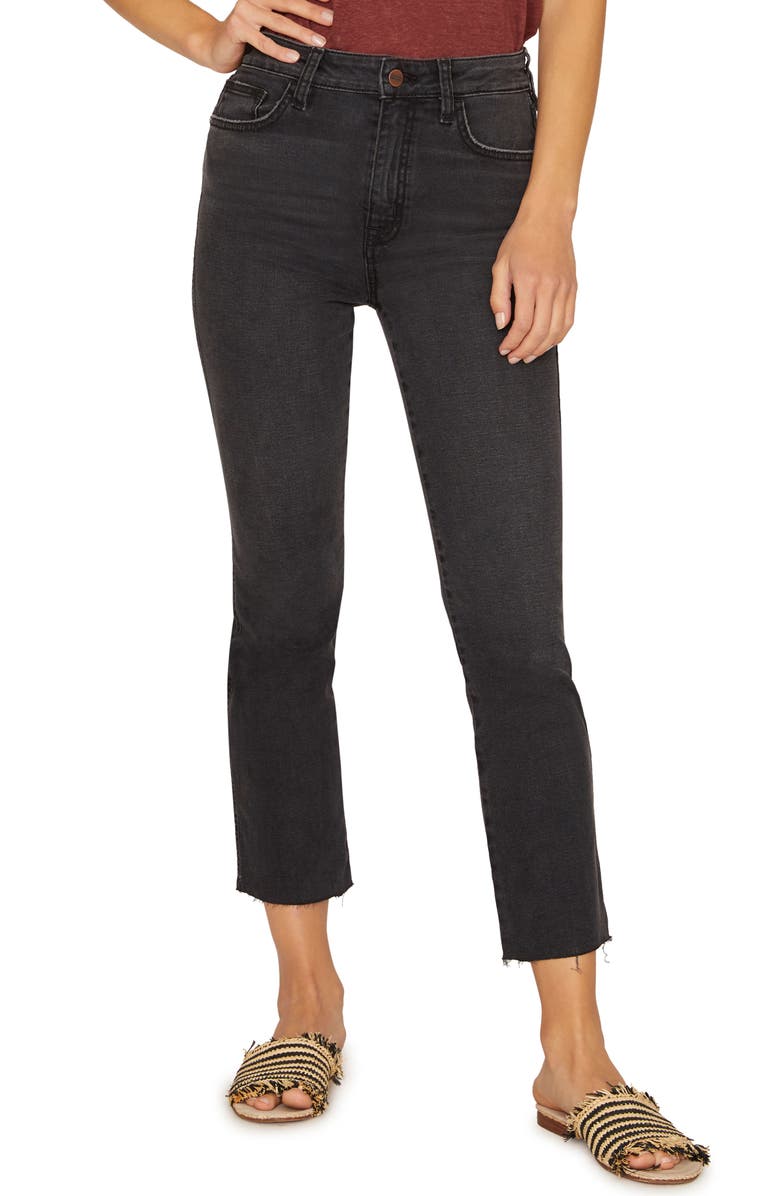 Sanctuary Modern High Waist Crop Straight Leg Jeans, Main, color,