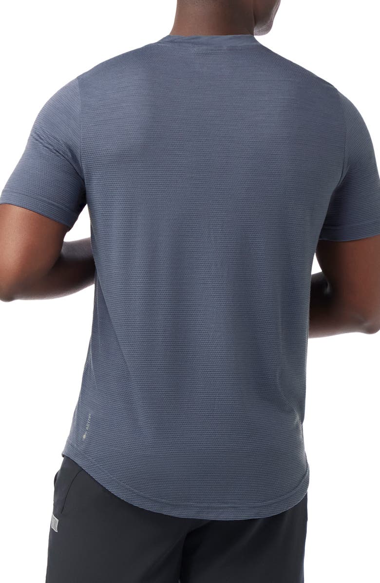 Smartwool Active Mesh Performance T-Shirt, Alternate, color, Nightfall Blue