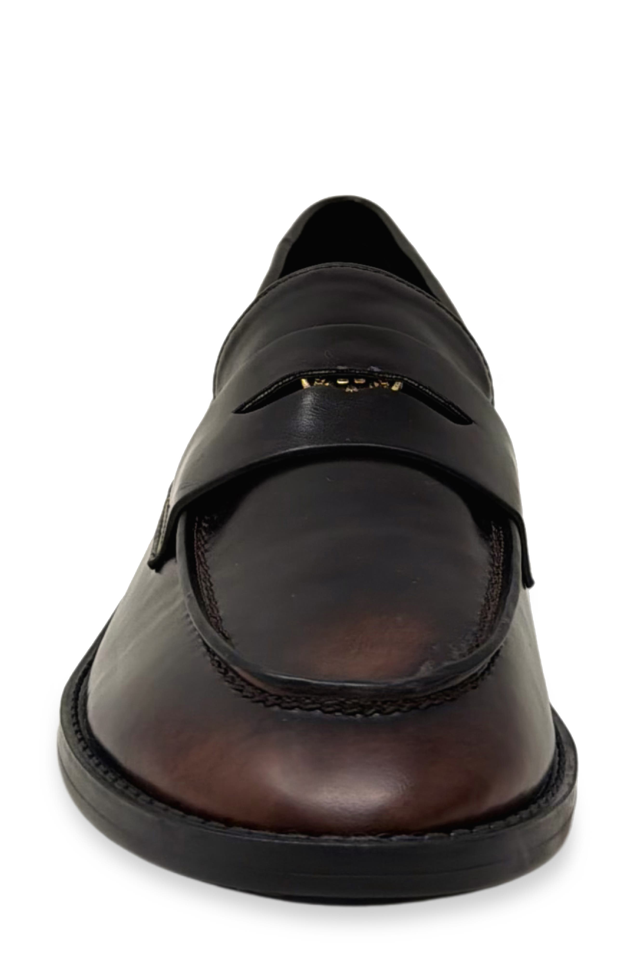 Tammy Faux Leather Loafer, Alternate, color, CHOCOLATE