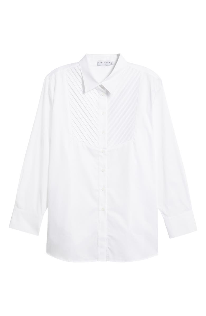 HARSHMAN Kaliyah Pleated Button-Up Shirt, Alternate, color, 