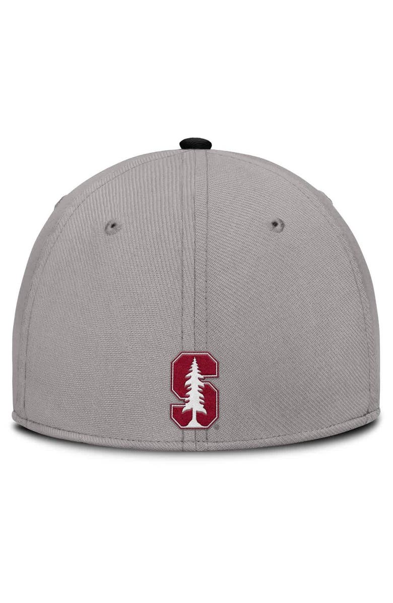 Nike Men's Nike Gray Stanford Cardinal Rise Prep Performance Flex Hat, Alternate, color, Gray