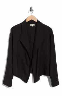 MAX STUDIO Textured Drape Jacket