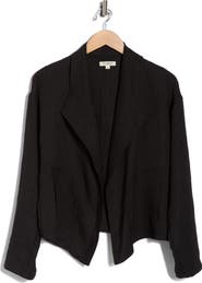 MAX STUDIO Textured Drape Jacket