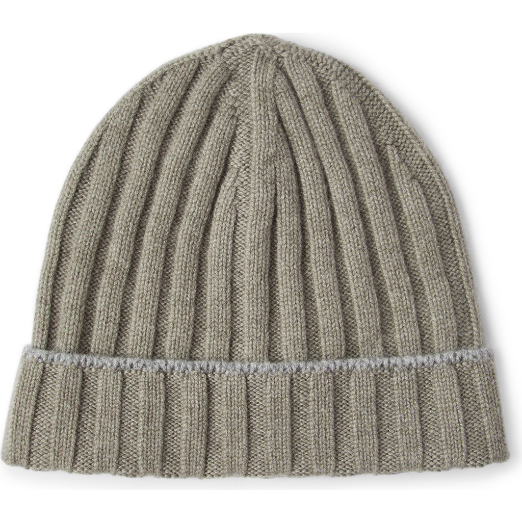 Brunello Cucinelli Cashmere Rib Knit Beanie