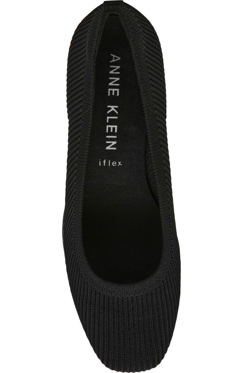 Anne Klein Wisher Pump, Alternate, color, Black Knit
