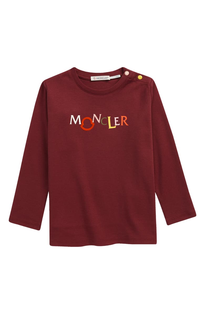 Moncler Logo Cotton Tee, Main, color, 