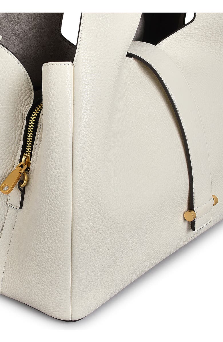 Radley Sloane Street Medium Ziptop Satchel Bag, Alternate, color, Chalk