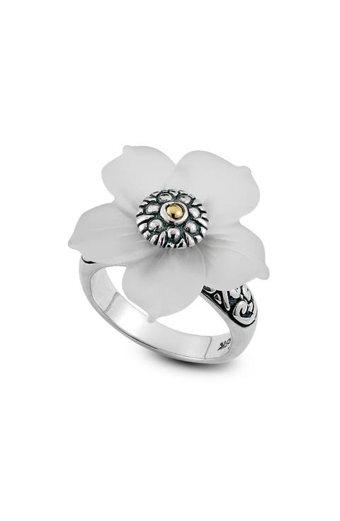 Crystal Flower Ring