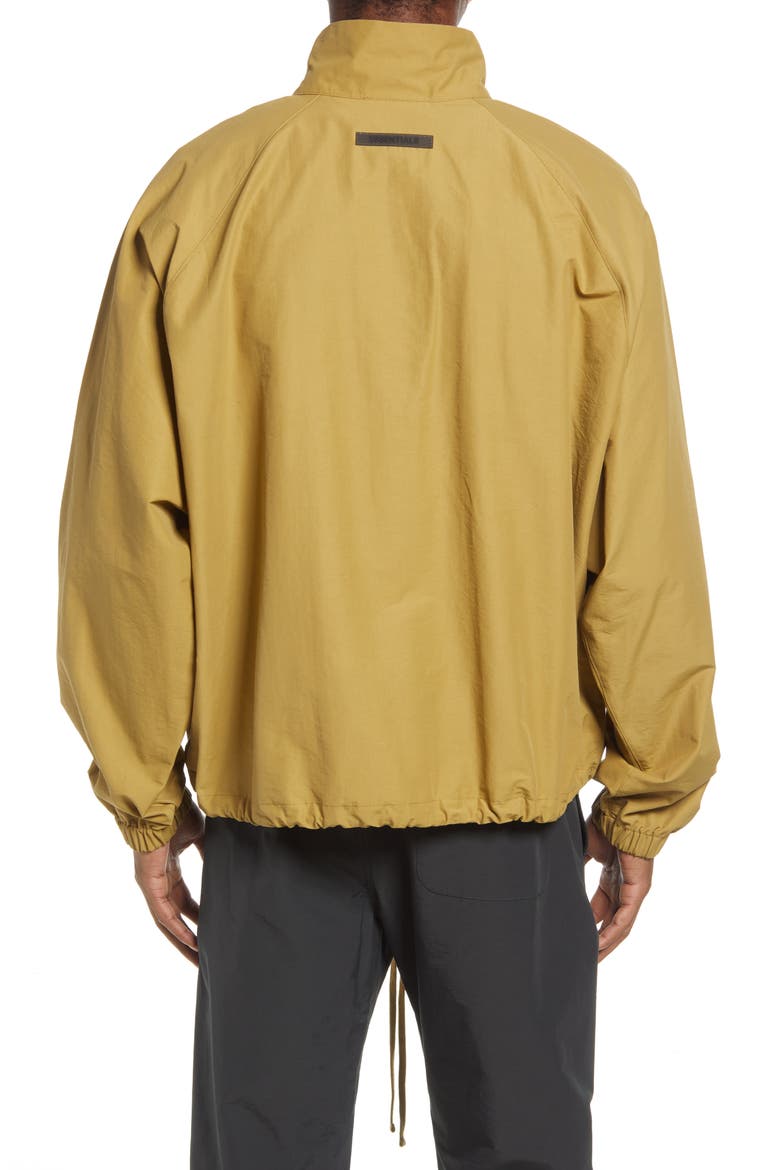 Half Zip Track Jacket, Alternate, color, AMBER