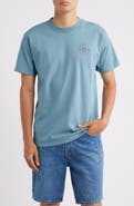 Brixton Oath V Cotton Logo Graphic T-Shirt