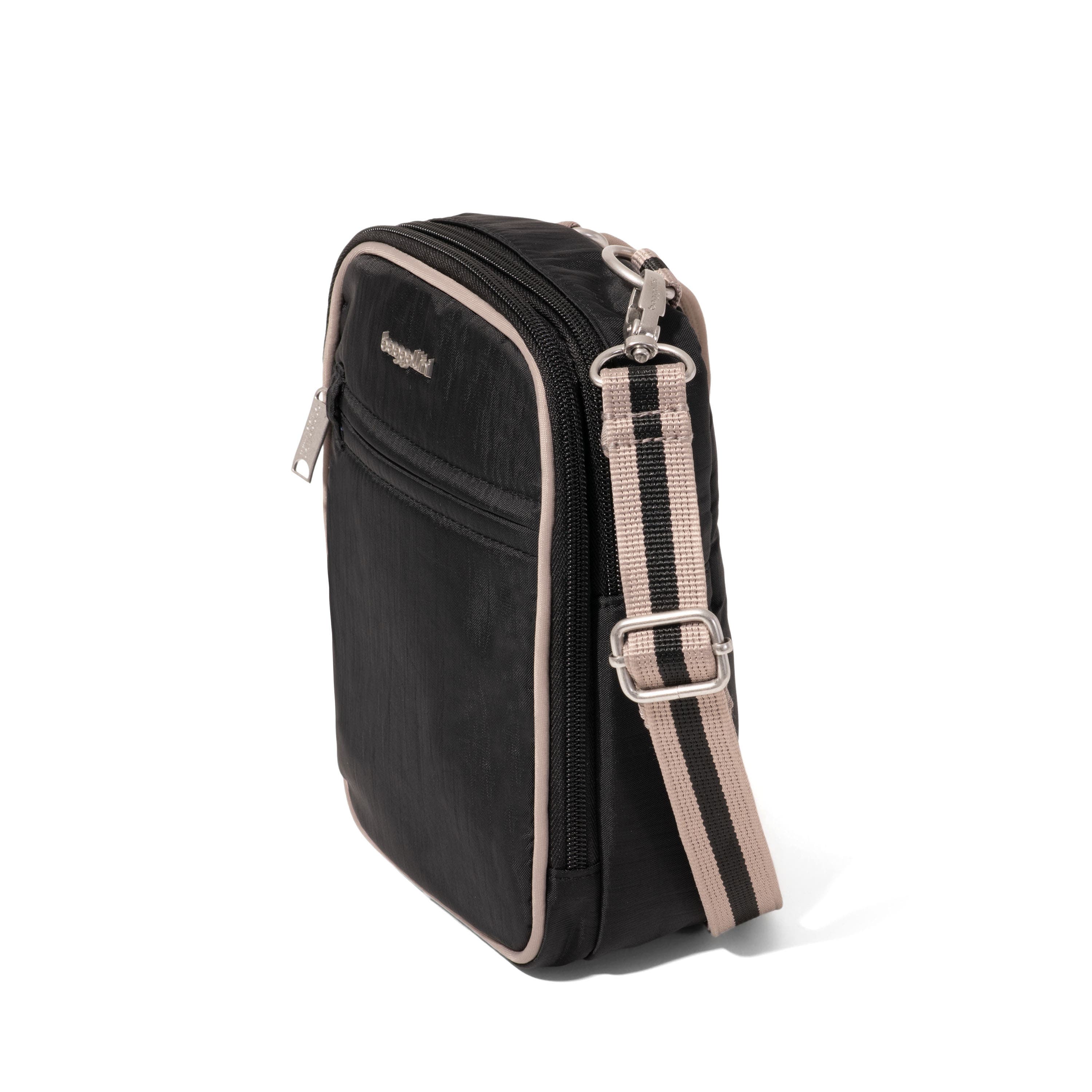 Securtex Classic Anti-Theft Mini Everything Crossbody, Alternate, color, Black/Neutral