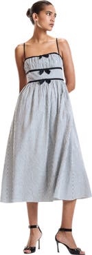 Cynthia Rowley Seersucker Midi Dress