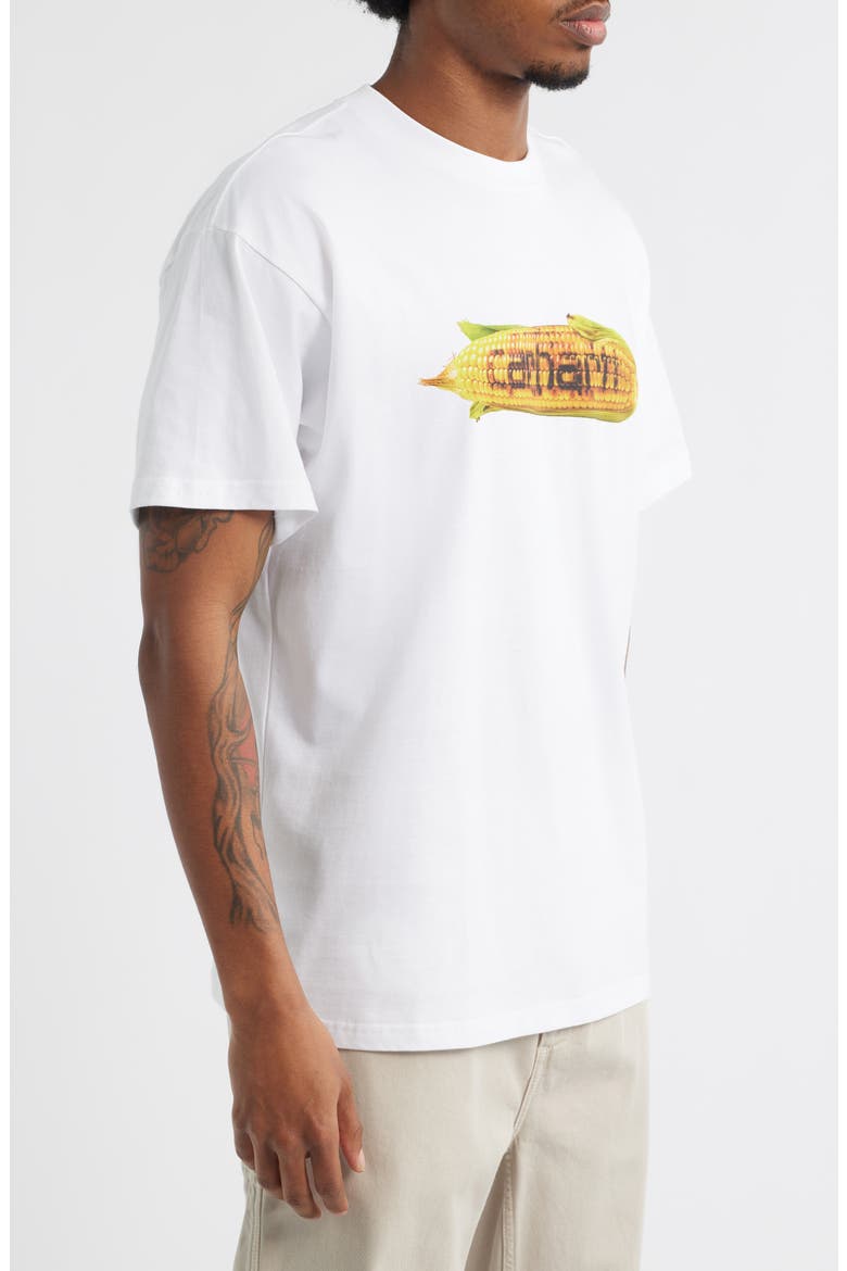 Cobb Cotton Graphic T-Shirt, Alternate, color, WHITE/ YELLOW