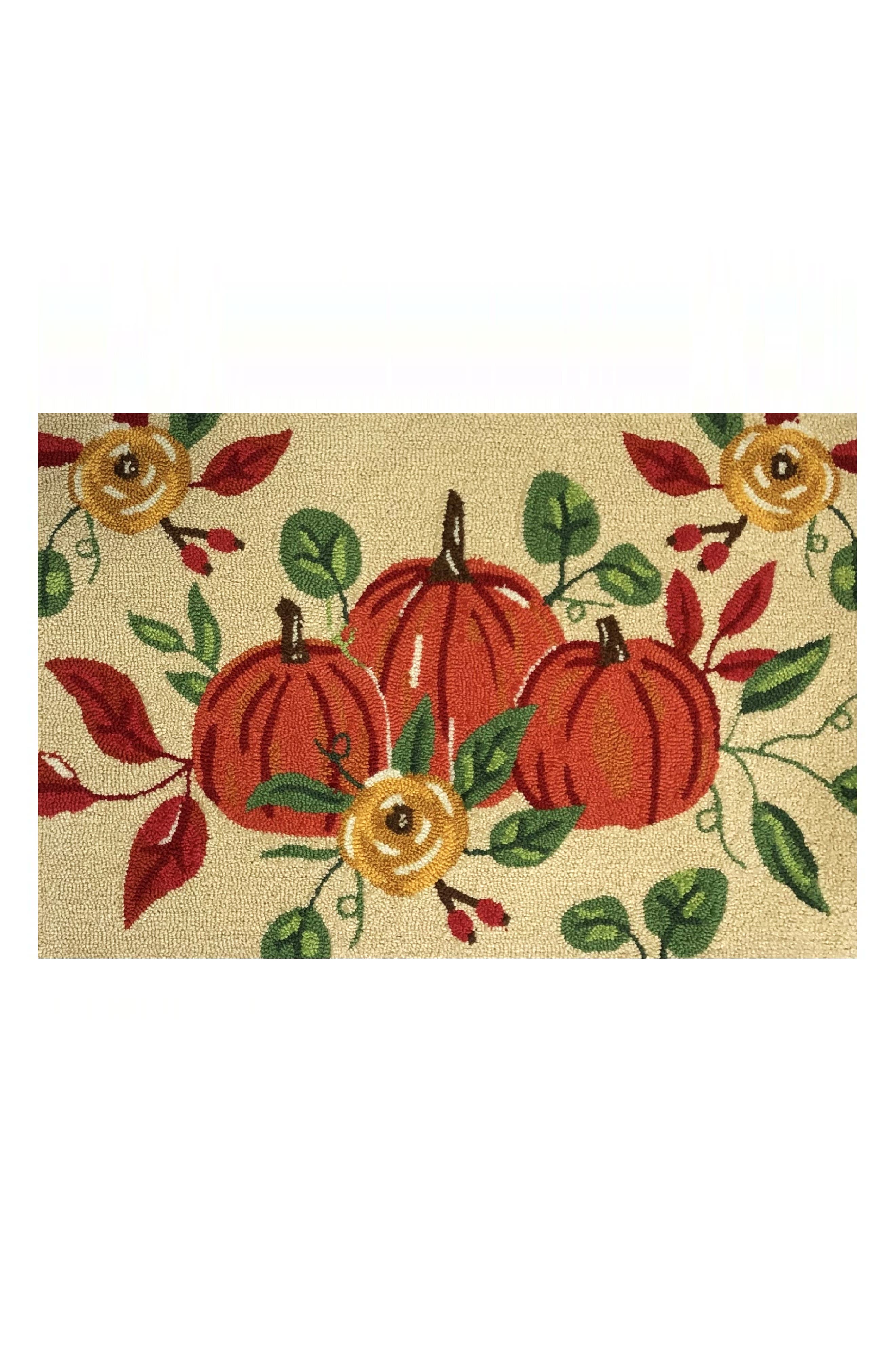 Pumpkin Trio Indoor/Outdoor Doormat