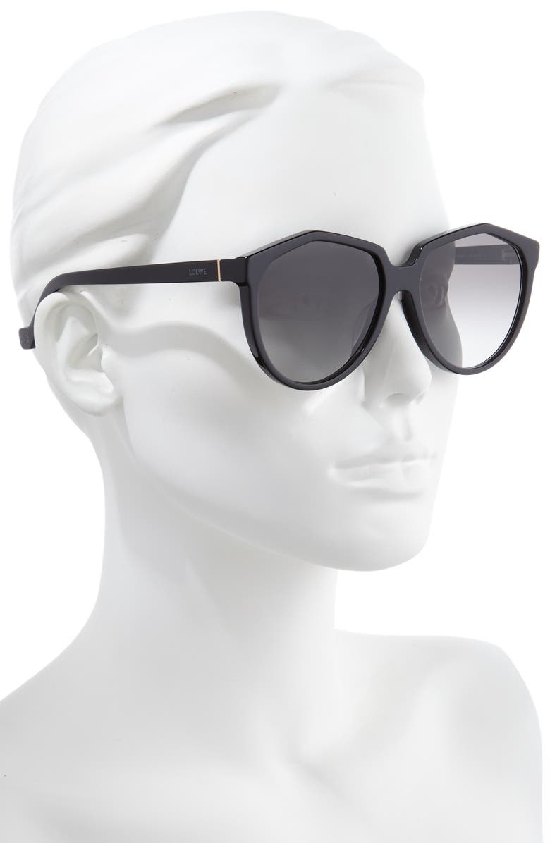 Loewe 59mm Cat Eye Sunglasses, Alternate, color,