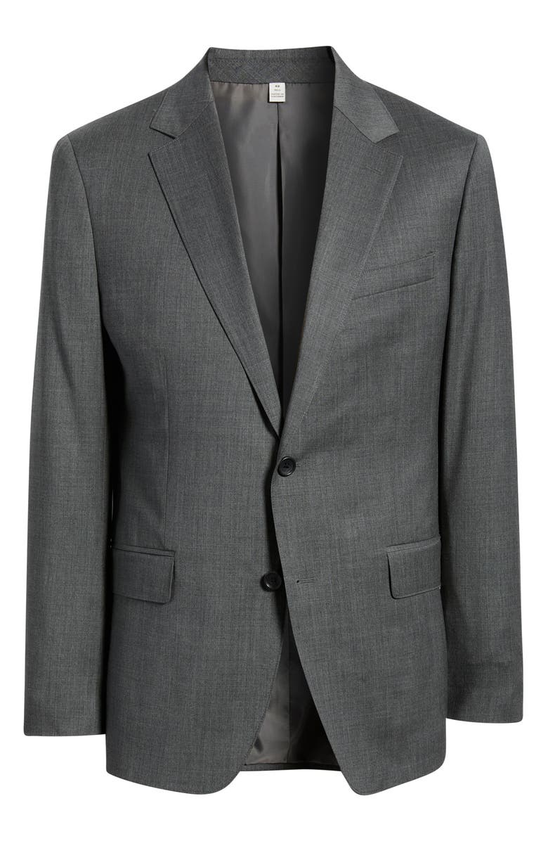 Bonobos Jetsetter Slim Fit Grey Stretch Wool Suit Jacket, Main, color, Grey