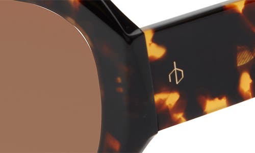 Rag & Bone 53mm Rectangular Sunglasses In Brown