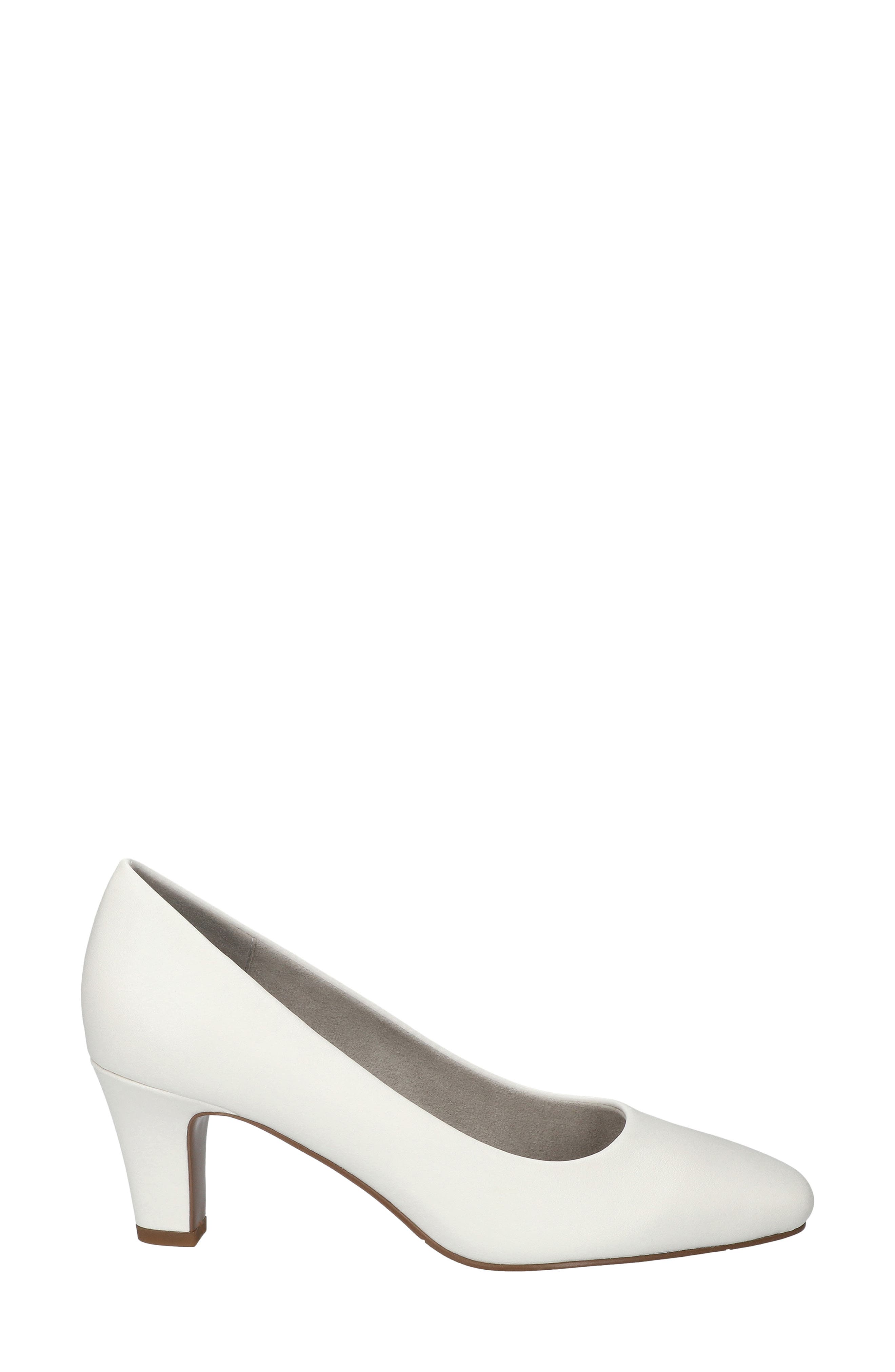 EASY STREET Poet Pump, Alternate, color, White