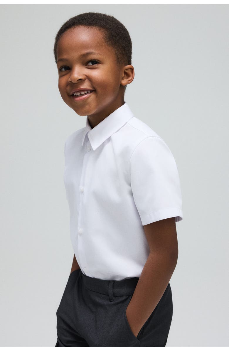 H&M 2-pack Easy-iron School Shirts, Alternate, color, White