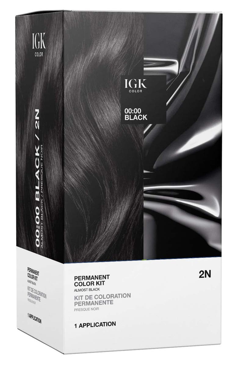 IGK Permanent Color Kit, Alternate, color, 00:00 Black