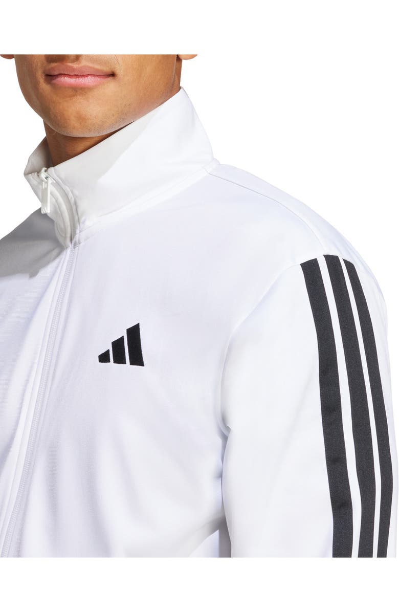 adidas 3-Stripe Training Track Jacket, Alternate, color, White