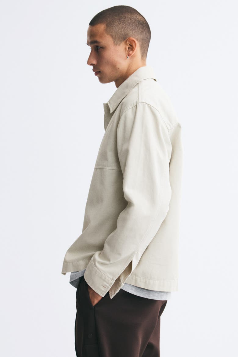 Overshirt, Alternate, color, Light taupe