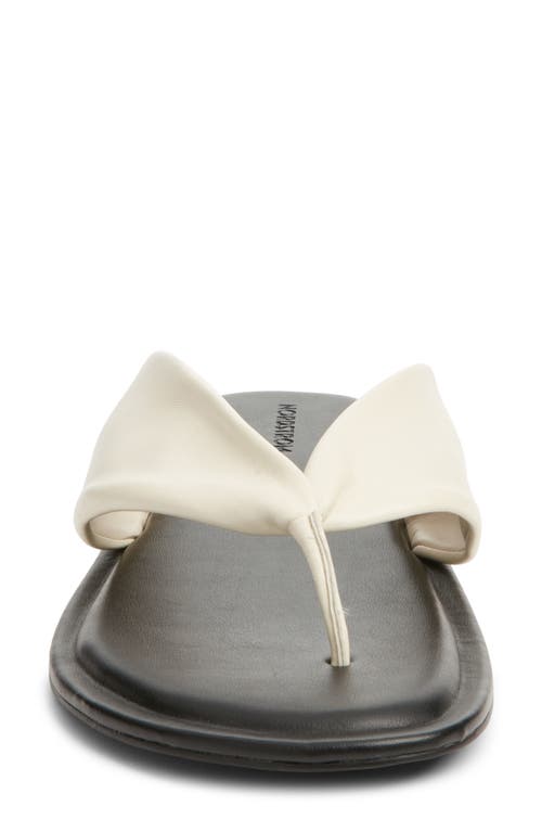 Nordstrom Sage Thong Sandal In White