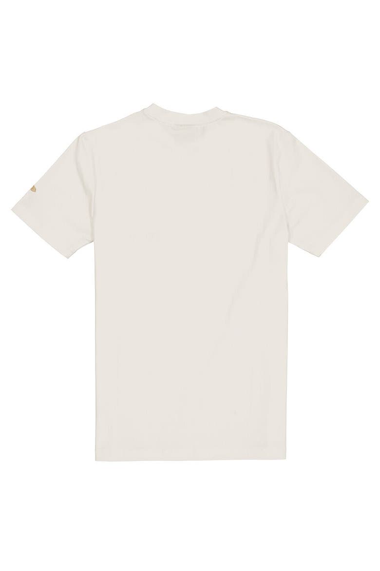 Men's New Era  Cream Boston Celtics Oversized City Edition Remix Vintage T-Shirt, Alternate, color, Cream