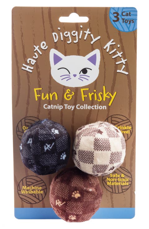 Kitty Vuiton Set of 2 Catnips Toys