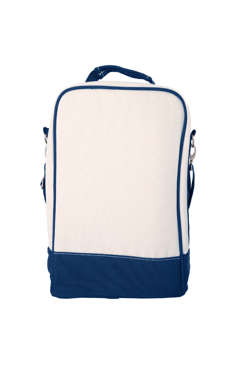 Medium Wine Cooler Bag with 2 BPA-Free Glasses, Insulated Wine Bag for Travel, Alternate, color, Navy