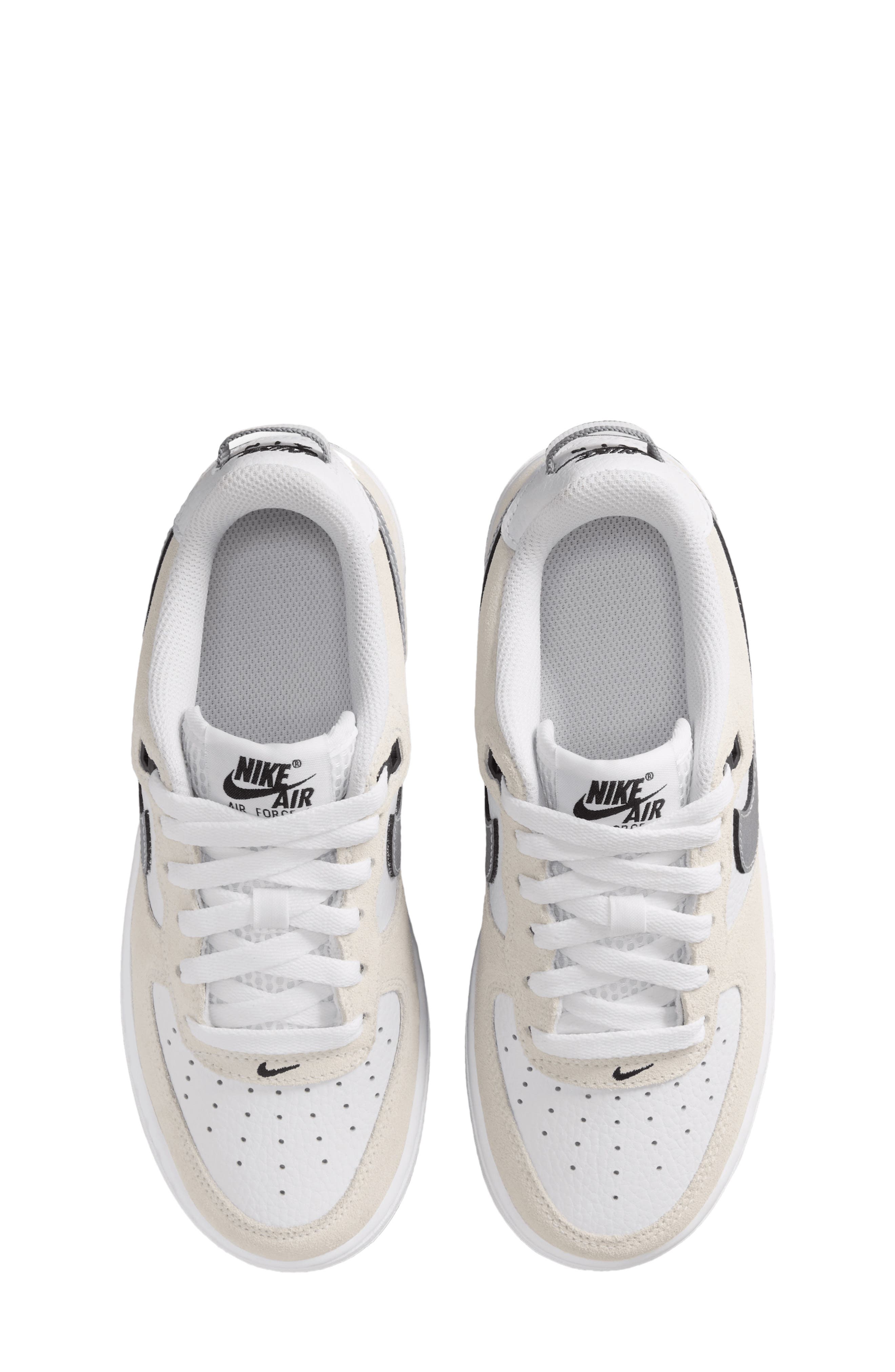 Nike Kids' Air Force 1 Basketball Sneaker, Alternate, color, Phantom/ Black