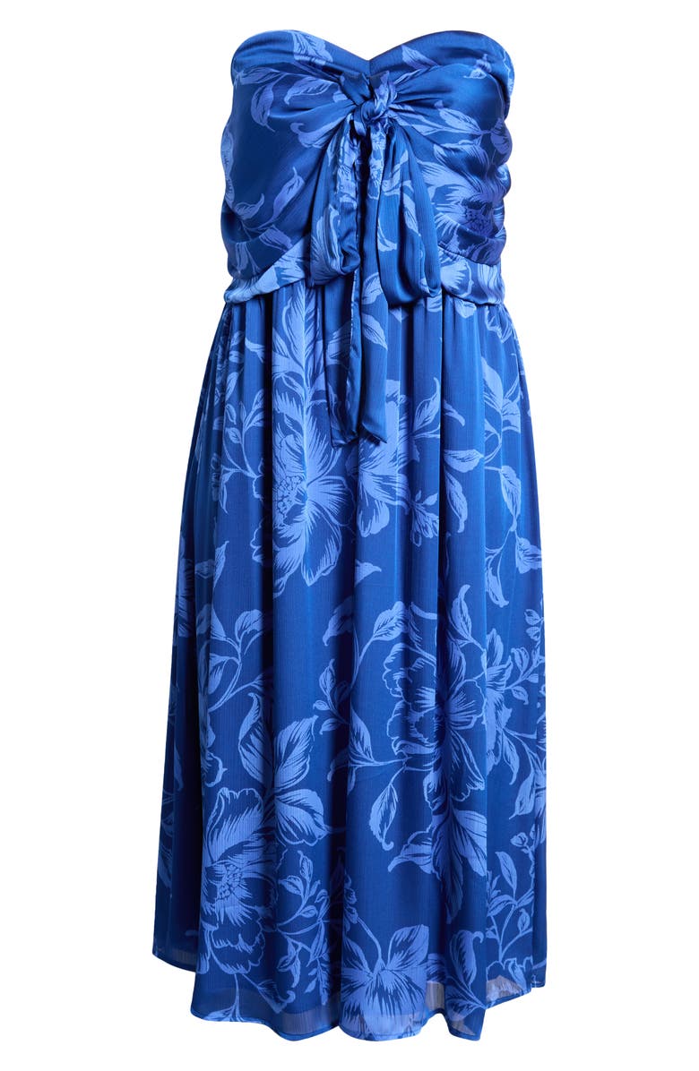 SUGARLIPS Ciara Floral Tiffi Convertible Maxi Dress, Alternate, color, Navy-Blues
