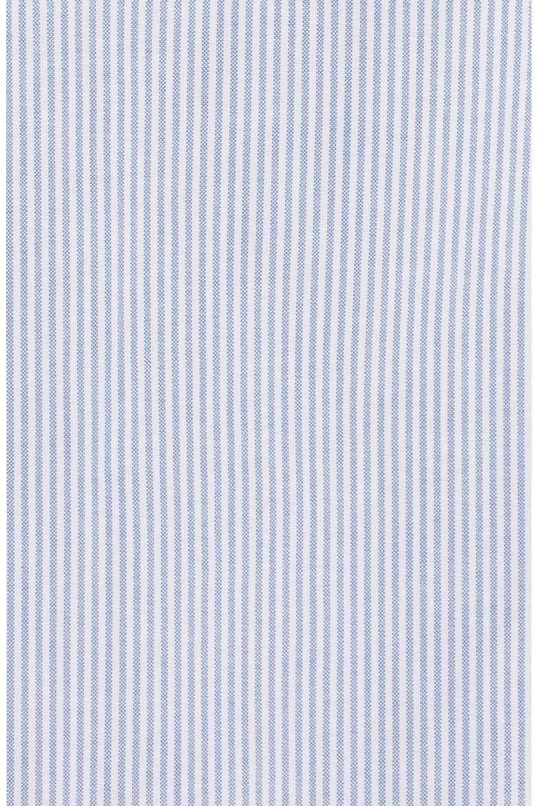 Stripe Cotton Button-Up Shirt, Alternate, color, WHITE INFINITY