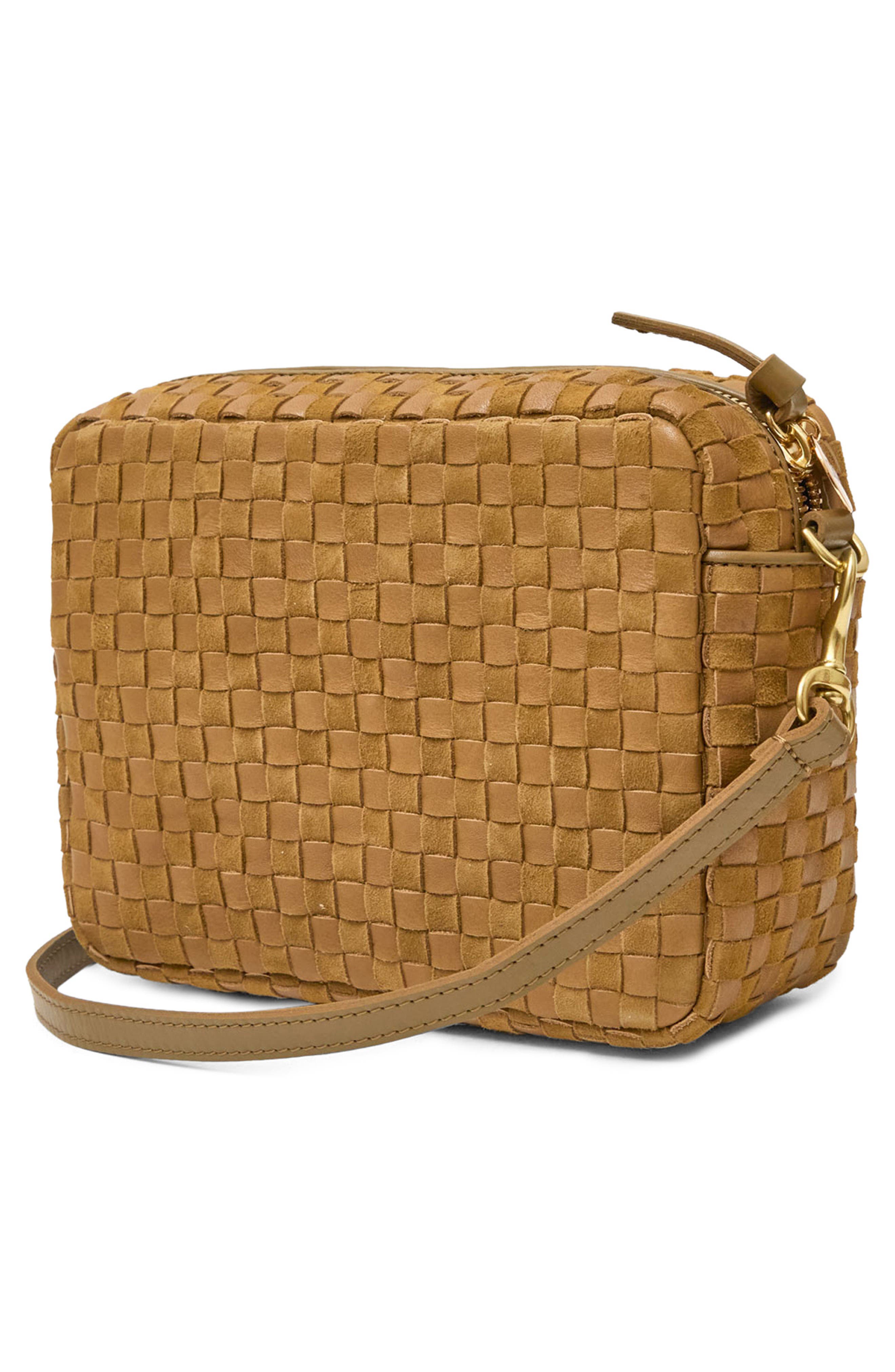 Midi Sac Woven Crossbody Bag, Alternate, color, SEQUOIA
