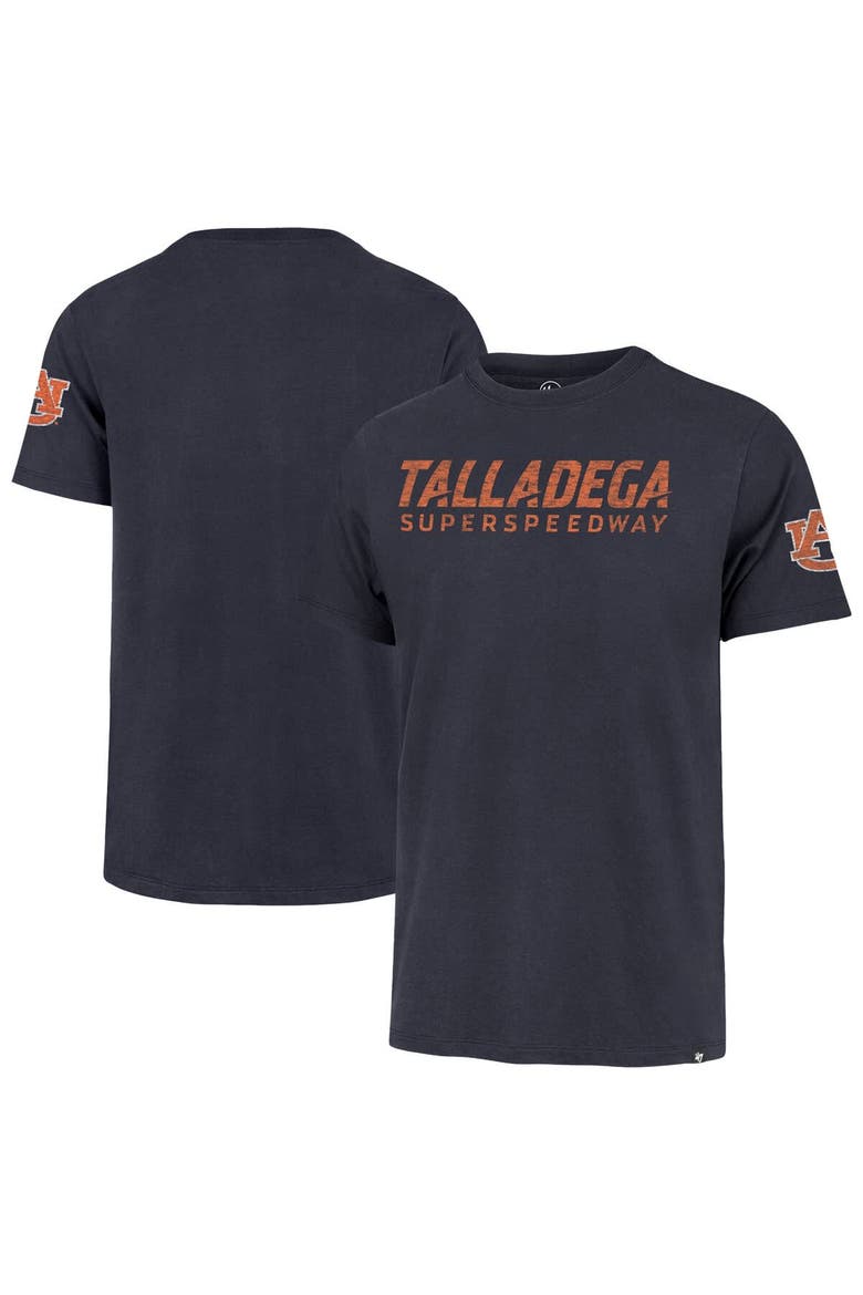 Men's '47 Navy Talladega Superspeedway x Auburn Franklin T-Shirt, Main, color, Navy