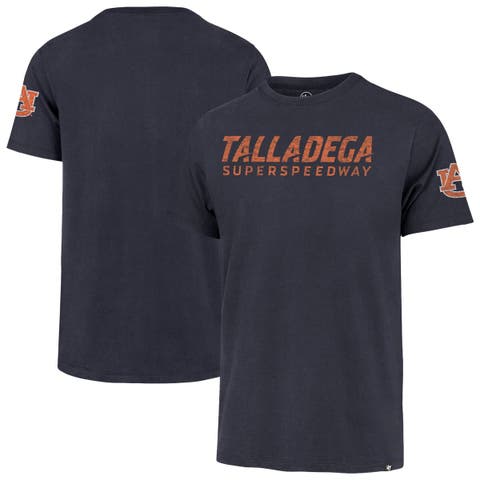 Men's '47 Navy Talladega Superspeedway x Auburn Franklin T-Shirt