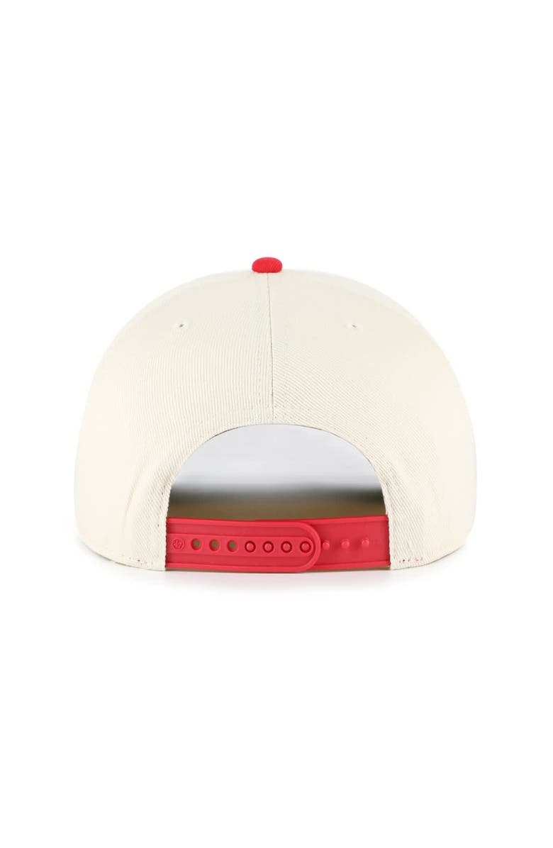 
47 Men
s 
47 Cream/Red Chicago Bulls Pomona Two-Tone Rope Hitch Adjustable Hat, Alternate, color, Cream