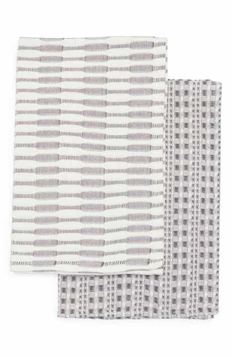 Abode Shadow Set of 2 Cotton Dish Towels