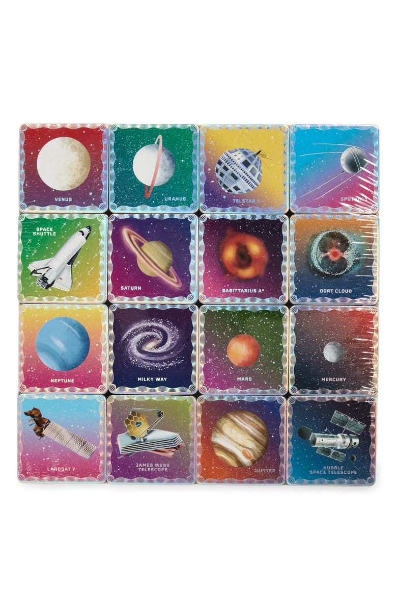 eeBoo Space Shiny Memory & Matcching Game, Main, color, 