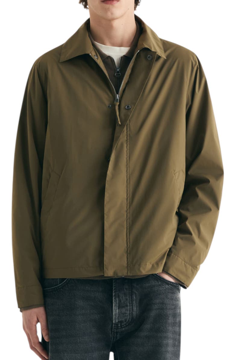 Scalpers Technical Jacket With Zipper, Main, color, Khaki