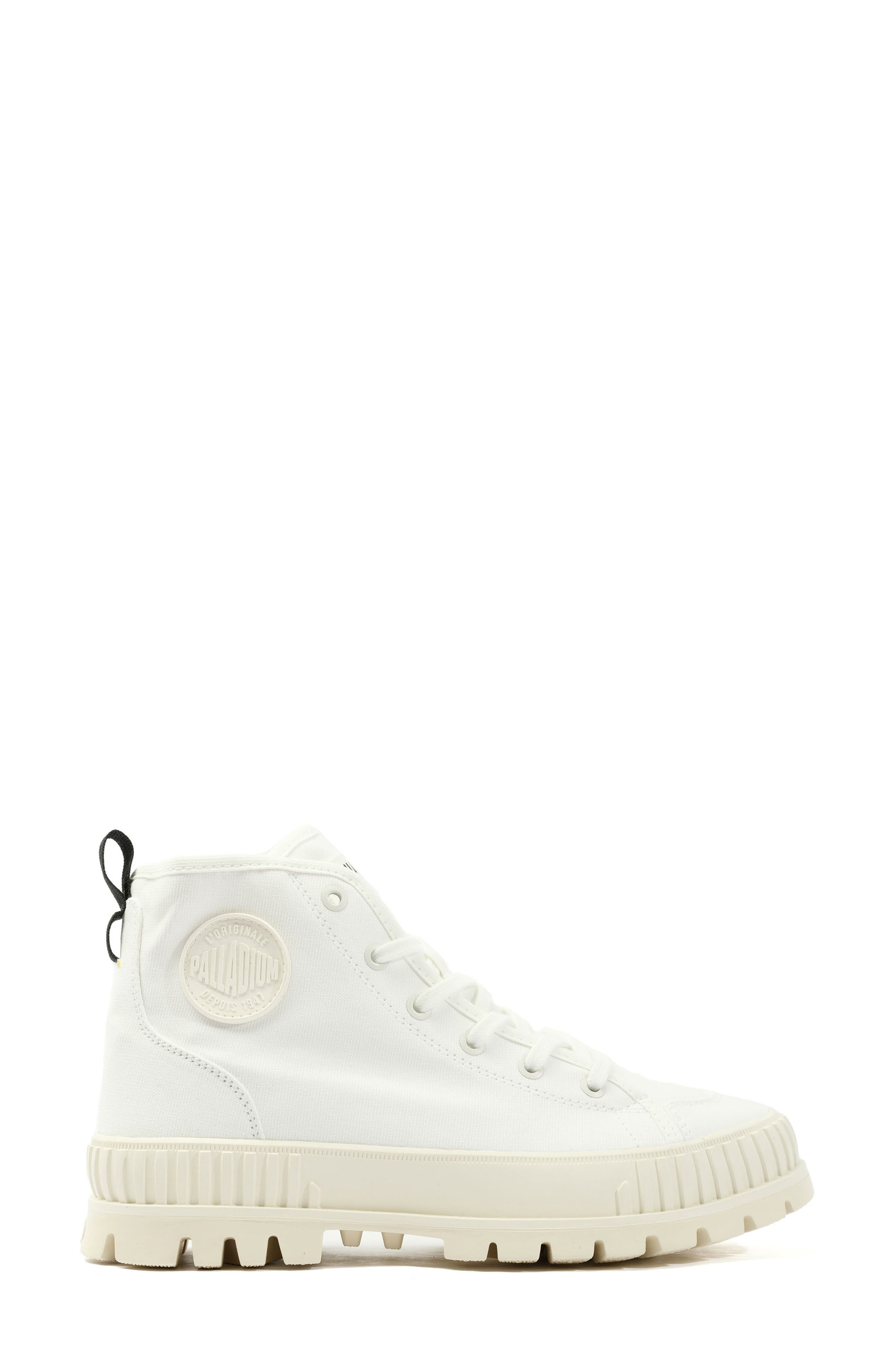 Palladium Pallashock Mid Sneaker, Alternate, color, Star White