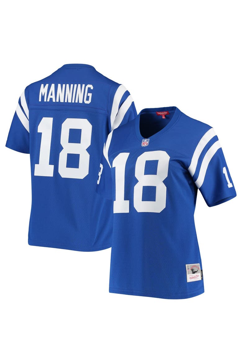 Women's Mitchell & Ness Peyton Manning Royal Indianapolis Colts 1998 Legacy Replica Jersey, Main, color, Royal
