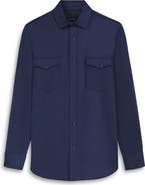 Bugatchi Bill OoohCotton® Snap-Up Western Shirt