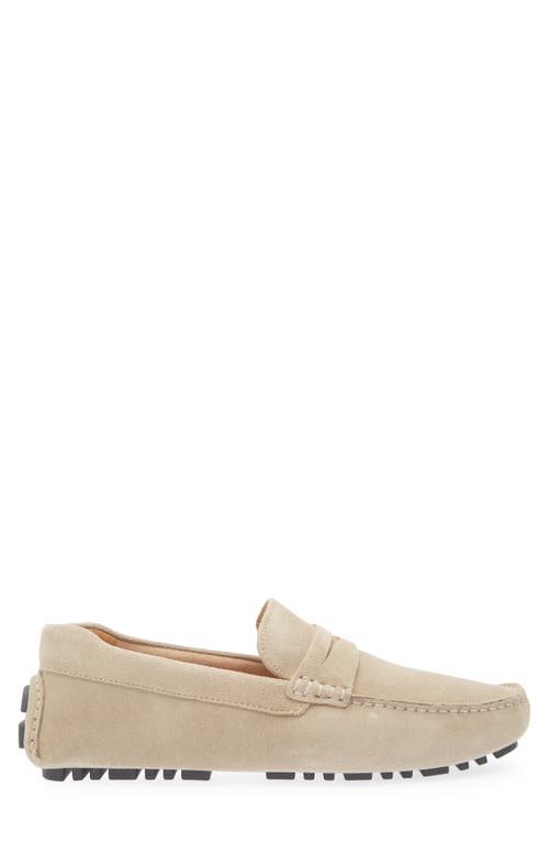 Nordstrom Driving Penny Loafer In Beige Sand