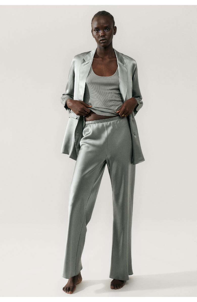 SILK LAUNDRY BIAS CUT PANTS MOON, Main, color,